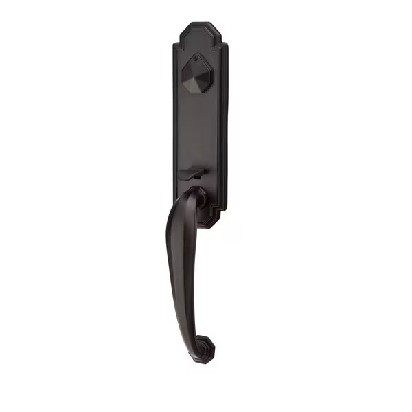 Flat Black Handleset 3033MDIFBRH, EMTEK, Mfr# 3033MDIFBRH